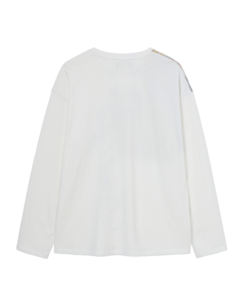 DEINET(ダイニット)の「DIGITAL VINTAGE LONG SLEEVE IN WHITE(Tシャツ/カットソー・レディース・その他・FREE)」の2枚目の写真