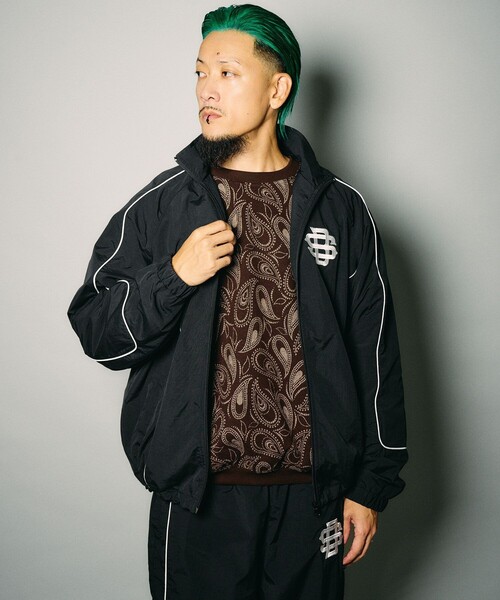 Subciety(サブサエティ)の「Reflective piping nylon jkt(ブルゾン・メンズ・ブラック/グレー・S/M/L/XL)」の11枚目の写真