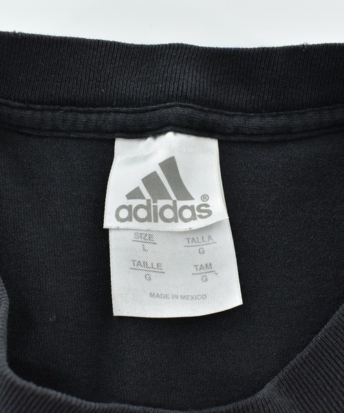adidas(アディダス)の「【USED】Y2K adidas ロゴ Tシャツ(Tシャツ/カットソー・メンズ・ブラック・LARGE)」の7枚目の写真