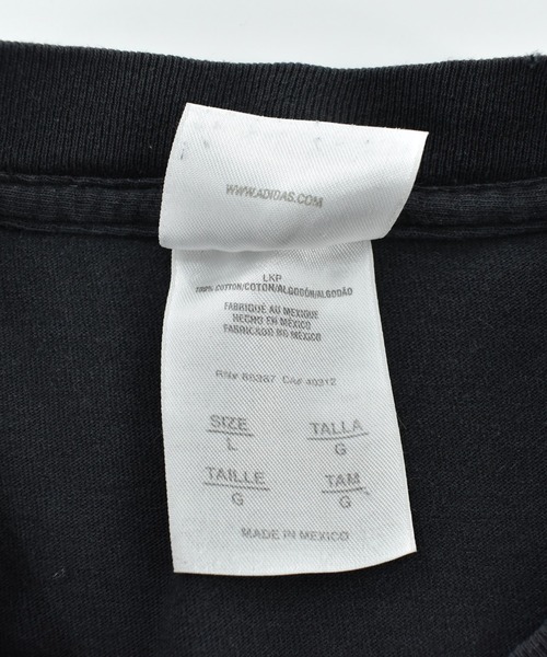 adidas(アディダス)の「【USED】Y2K adidas ロゴ Tシャツ(Tシャツ/カットソー・メンズ・ブラック・LARGE)」の8枚目の写真