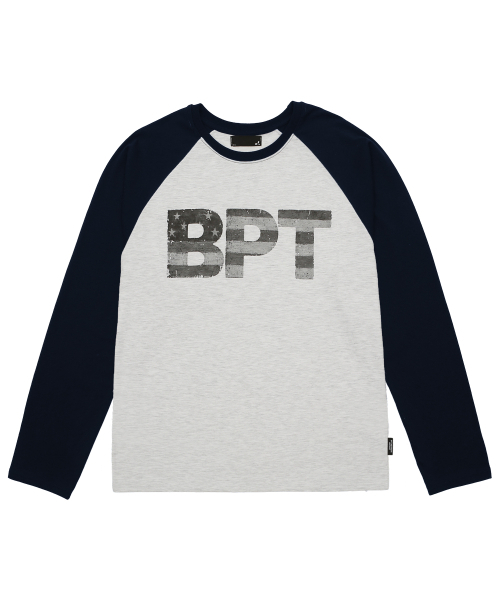 BP2 DISORDER(ビーピーツーディスオーダー)の「USA レグランロングスリーブTシャツ ネイビー(Tシャツ/カットソー・レディース・その他・1/2/3)」の1枚目の写真