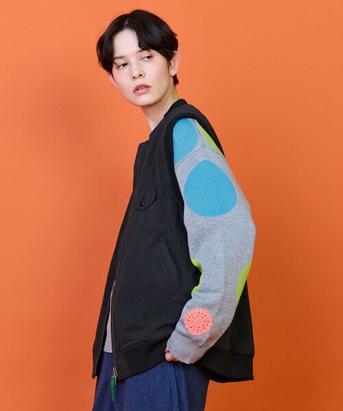 FRAPBOIS（フラボア）の「C/Nベスト（その他アウター・レディース・ブラック/ベージュ・2/1）」の19枚目の写真