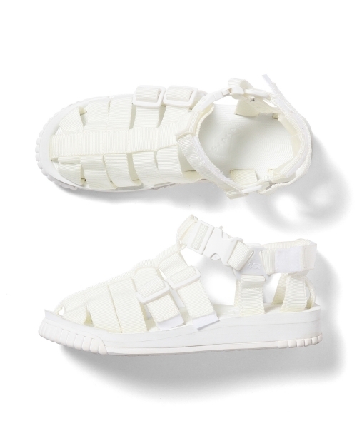 B:MING by BEAMS（ビーミングバイビームス）の「【Begin6月号掲載】【Smart5月号掲載】SHAKA×ビーミング by ビームス / 40th別注 NEW HIKER（サンダル・メンズ・ホワイト/ブラック・10/7/9/8）」の19枚目の写真