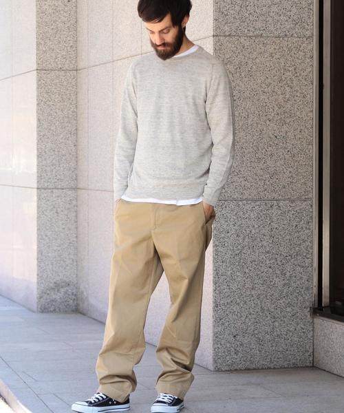 BEAUTY&YOUTH UNITED ARROWS(ビューティーアンドユースユナイテッドアローズ)の「BY ∴ ”KHAKIS” ワイド チノパンツ◆(チノパンツ・メンズ・ベージュ/オリーブ・X-LARGE/SMALL/MEDIUM/LARGE)」の5枚目の写真