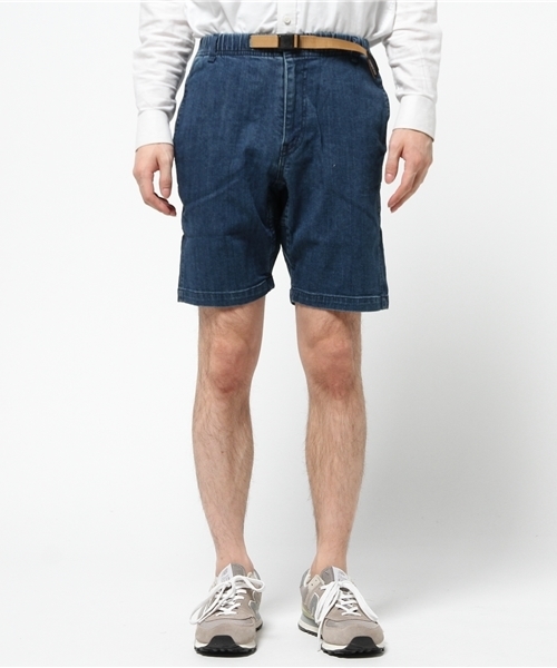 MANASTASH（マナスタッシュ）の「MANASTASH/マナスタッシュ FLEX CLIMB SHORTS（デニムパンツ・メンズ・インディゴブルー/カーキ/その他/その他2・LARGE/MEDIUM/X-LARGE/SMALL）」の14枚目の写真