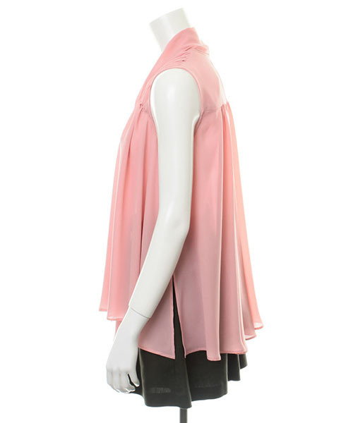 31 Sons de mode（トランテアン　ソン　ドゥ　モード）の「ノースリボウタイブラウス（シャツ/ブラウス・レディース・オフホワイト/ベージュ/ネイビー/ピンク・36）」の5枚目の写真