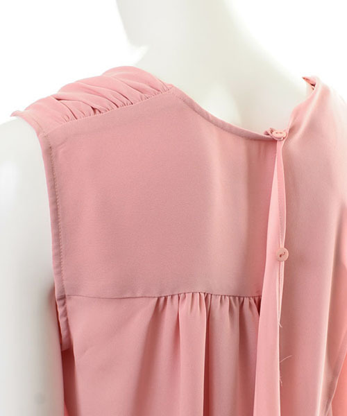 31 Sons de mode（トランテアン　ソン　ドゥ　モード）の「ノースリボウタイブラウス（シャツ/ブラウス・レディース・オフホワイト/ベージュ/ネイビー/ピンク・36）」の6枚目の写真