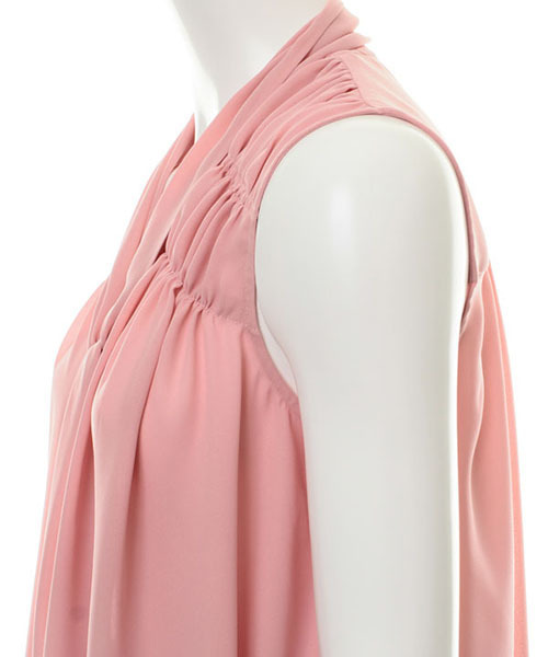 31 Sons de mode（トランテアン　ソン　ドゥ　モード）の「ノースリボウタイブラウス（シャツ/ブラウス・レディース・オフホワイト/ベージュ/ネイビー/ピンク・36）」の8枚目の写真