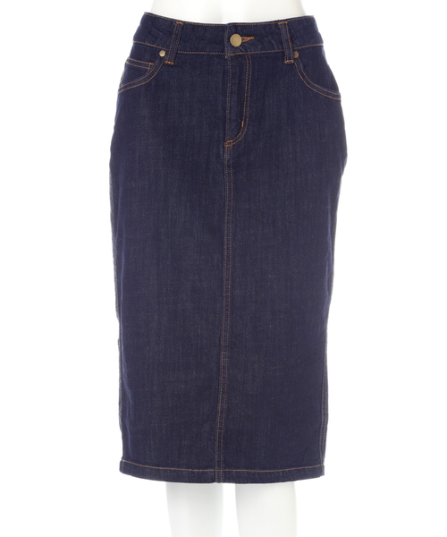 N.（N. Natural Beauty Basic）（エヌエヌナチュラルビューティーベーシック）の「デニムタイトスカート（デニムスカート・レディース・ネイビー・SMALL/MEDIUM）」の16枚目の写真