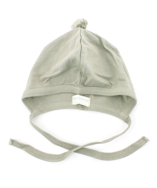 こども ビームス（コドモビームス）の「こども ビームス / "Daily Organic" ボンボン キャップ (40～48cm)（ニットキャップ/ビーニー・キッズ・ホワイト/ナチュラル/ライトグレー/グレー/ブラック/ベージュ/ライトブラウン/ピンク/レッド系その他/クリーム/イエロー/ミント/グリーン/オリーブ/サックスブルー/ブルー系その他/インディゴブルー/ラベンダー/その他1/ネイビー/その他2/その他3/ブラック系その他・ONE SIZE）」の8枚目の写真