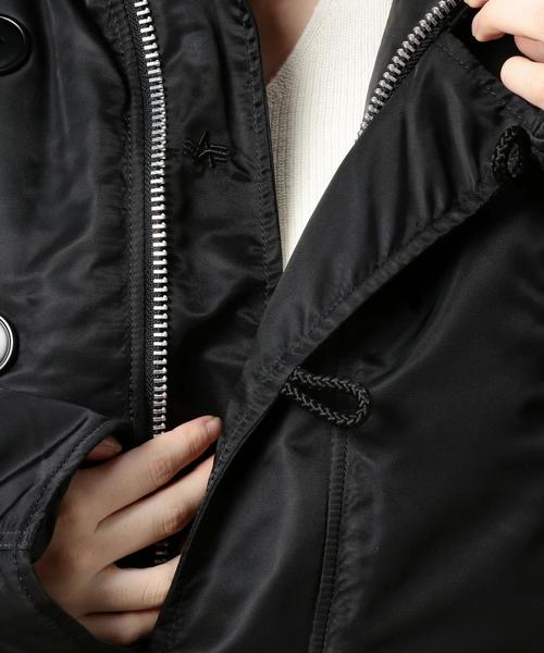 【美品】ALPHA アルファ N-3B JACKET レディース 黒 ジャケット 美品】ALPHA アルファ N-3B JACKET レディース 黒 ジャケット