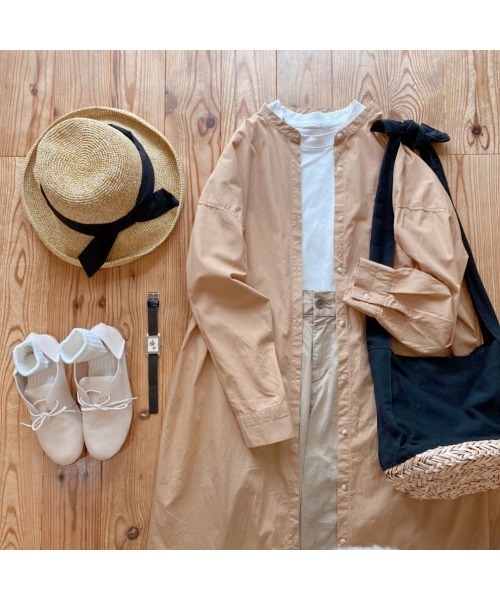 14+(イチヨンプラス)の「セーラーリボン麦わらハット(ハット・レディース・ブラウン系その他/ナチュラル/ライトブラウン/ダークブラウン/アッシュブラウン/ベージュ系その他/インディゴブルー/ブラウン系その他2/ベージュ系その他2・FREE)」の10枚目の写真