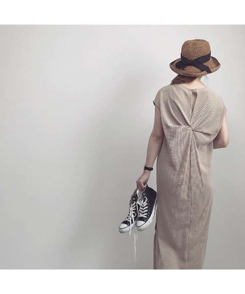 14+(イチヨンプラス)の「セーラーリボン麦わらハット(ハット・レディース・ブラウン系その他/ナチュラル/ライトブラウン/ダークブラウン/アッシュブラウン/ベージュ系その他/インディゴブルー/ブラウン系その他2/ベージュ系その他2・FREE)」の14枚目の写真