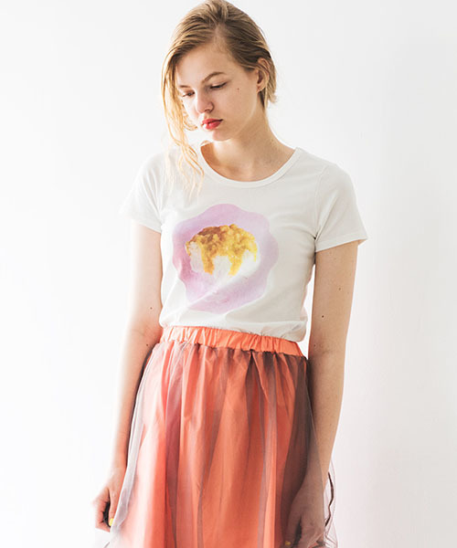 シロップ.(シロップ.)の「ひみつ堂コラボ いただきまぁす♪かき氷Tシャツ(Tシャツ/カットソー・レディース・ホワイト×グリーン/ホワイト×レッド/ホワイト×ピンク・X-LARGE/XX-LARGE/MEDIUM/LARGE/SMALL)」の9枚目の写真