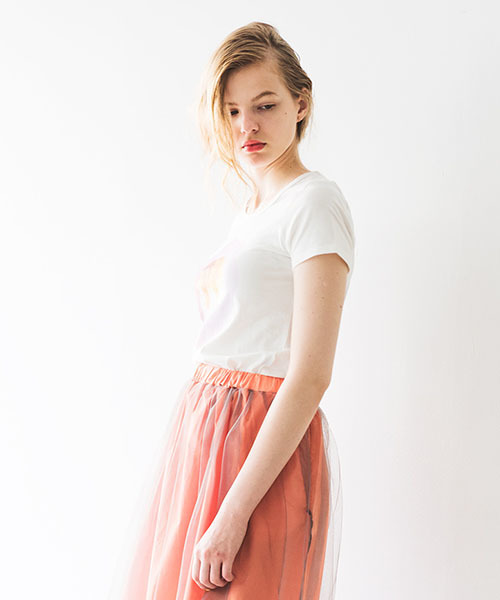 シロップ.(シロップ.)の「ひみつ堂コラボ いただきまぁす♪かき氷Tシャツ(Tシャツ/カットソー・レディース・ホワイト×グリーン/ホワイト×レッド/ホワイト×ピンク・X-LARGE/XX-LARGE/MEDIUM/LARGE/SMALL)」の10枚目の写真