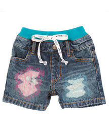 X-girl Stages | LIGHT  DENIM  HALF  PANT (4T～6T)(デニムパンツ)