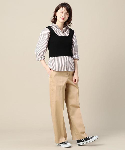 BEAUTY&YOUTH UNITED ARROWS(ビューティーアンドユースユナイテッドアローズ)の「BY リブブラトップ ◆(ニット/セーター・レディース・マスタード/ブラック/ピンク・FREE)」の7枚目の写真