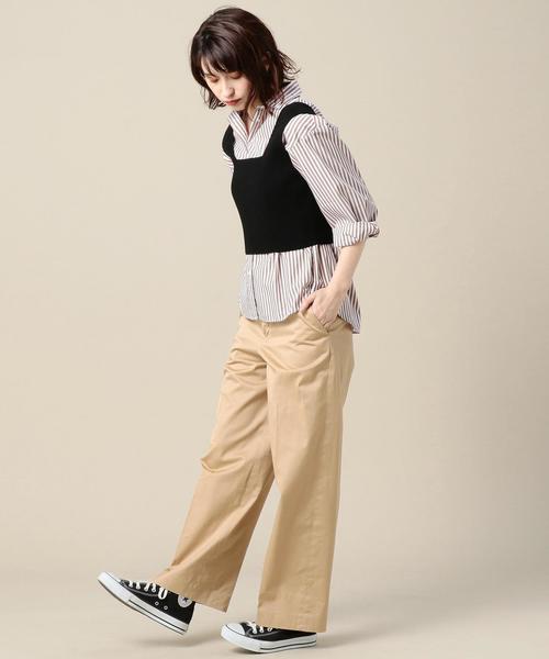 BEAUTY&YOUTH UNITED ARROWS(ビューティーアンドユースユナイテッドアローズ)の「BY リブブラトップ ◆(ニット/セーター・レディース・マスタード/ブラック/ピンク・FREE)」の14枚目の写真