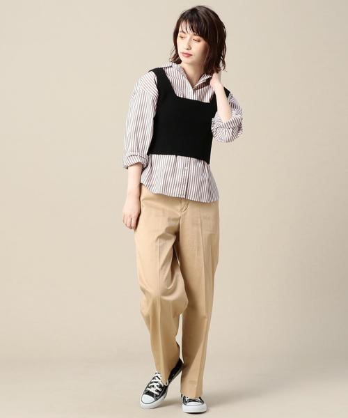 BEAUTY&YOUTH UNITED ARROWS(ビューティーアンドユースユナイテッドアローズ)の「BY リブブラトップ ◆(ニット/セーター・レディース・マスタード/ブラック/ピンク・FREE)」の15枚目の写真