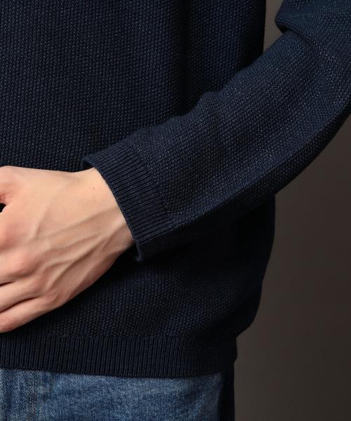 BEAUTY&YOUTH UNITED ARROWS（ビューティーアンドユースユナイテッドアローズ）の「BY アイスウォッシュ ワイドフォルム ニット ◆（ニット/セーター・メンズ・ライトブルー/マスタード/ネイビー・X-LARGE/LARGE/SMALL/MEDIUM）」の12枚目の写真