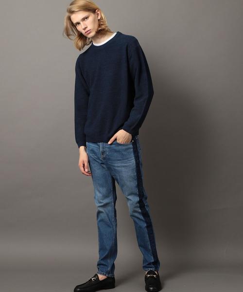 BEAUTY&YOUTH UNITED ARROWS（ビューティーアンドユースユナイテッドアローズ）の「BY アイスウォッシュ ワイドフォルム ニット ◆（ニット/セーター・メンズ・ライトブルー/マスタード/ネイビー・X-LARGE/LARGE/SMALL/MEDIUM）」の16枚目の写真