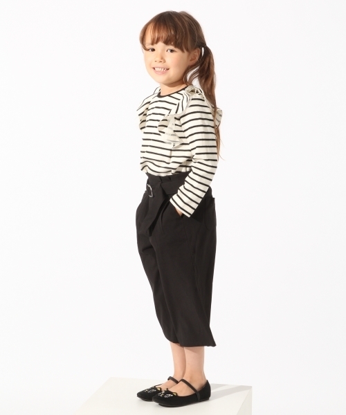 GLOBAL WORK（グローバルワーク）の「【キッズ】ラッフルスリーブＴ長袖/764143（Tシャツ/カットソー・キッズ・ピンク/その他1/ネイビー・LARGE/SMALL/XX-LARGE/X-LARGE/MEDIUM）」の10枚目の写真