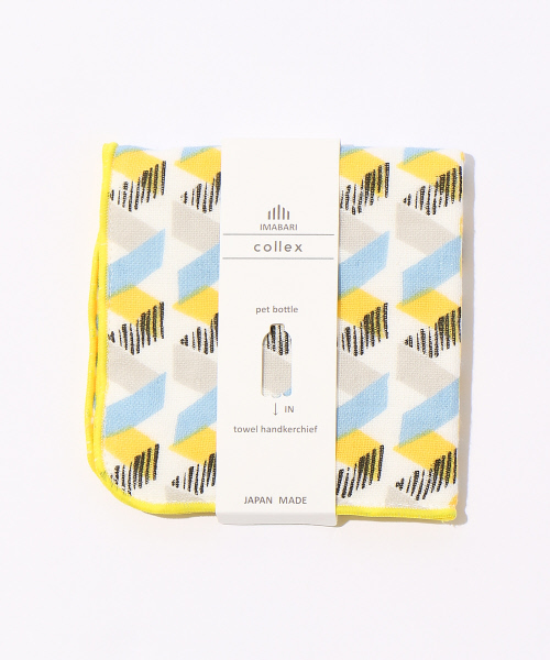 collex(コレックス)の「【collex】タオルポーチリボン(ハンカチ/ハンドタオル)」|イエロー