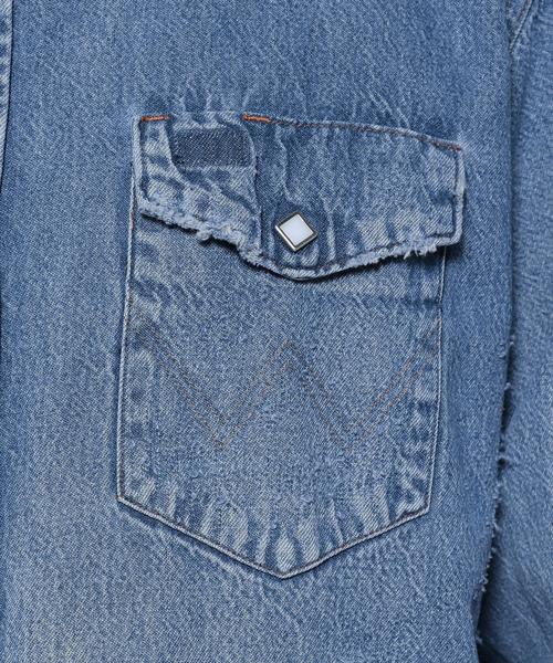 7×7 セブンバイセブン　ファー付きデニムジーンズ 7×7 セブンバイセブンファー付きデニムジーンズ