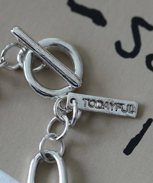 TODAYFUL（トゥデイフル）の「チェーンブレスレット（ブレスレット・レディース・シルバー・FREE）」の2枚目の写真