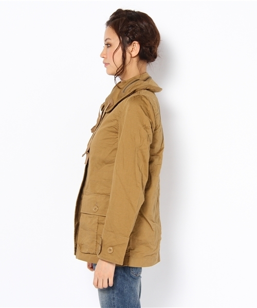 coen（コーエン）の「ミリタリーブルゾン（ミリタリージャケット・レディース・オリーブ/マスタード・MEDIUM/LARGE）」の3枚目の写真