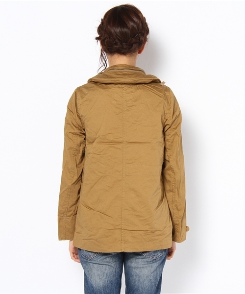 coen（コーエン）の「ミリタリーブルゾン（ミリタリージャケット・レディース・オリーブ/マスタード・MEDIUM/LARGE）」の4枚目の写真