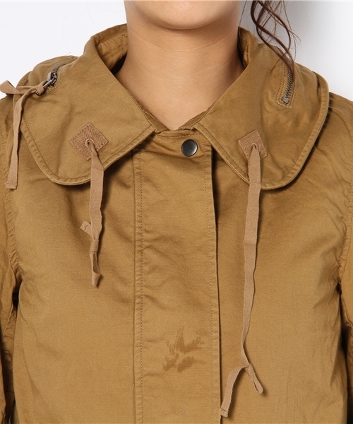 coen（コーエン）の「ミリタリーブルゾン（ミリタリージャケット・レディース・オリーブ/マスタード・MEDIUM/LARGE）」の6枚目の写真