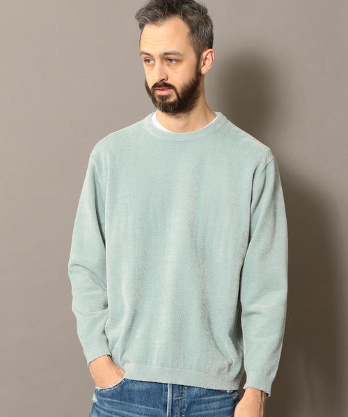 BEAUTY&YOUTH UNITED ARROWS（ビューティーアンドユースユナイテッドアローズ）の「BY フェザーヤーン ウォッシャブル ニット ◆（ニット/セーター・メンズ・ベージュ/ライム/ネイビー・X-LARGE/LARGE/SMALL/MEDIUM）」の15枚目の写真