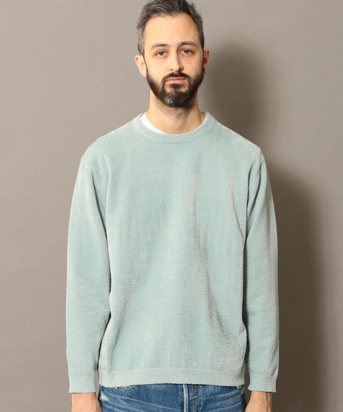 BEAUTY&YOUTH UNITED ARROWS（ビューティーアンドユースユナイテッドアローズ）の「BY フェザーヤーン ウォッシャブル ニット ◆（ニット/セーター・メンズ・ベージュ/ライム/ネイビー・X-LARGE/LARGE/SMALL/MEDIUM）」の16枚目の写真