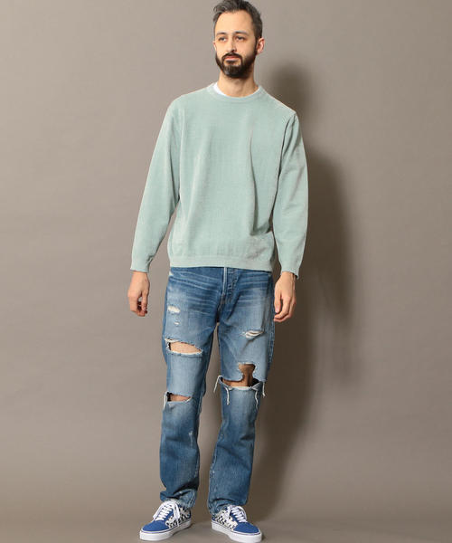 BEAUTY&YOUTH UNITED ARROWS（ビューティーアンドユースユナイテッドアローズ）の「BY フェザーヤーン ウォッシャブル ニット ◆（ニット/セーター・メンズ・ベージュ/ライム/ネイビー・X-LARGE/LARGE/SMALL/MEDIUM）」の17枚目の写真