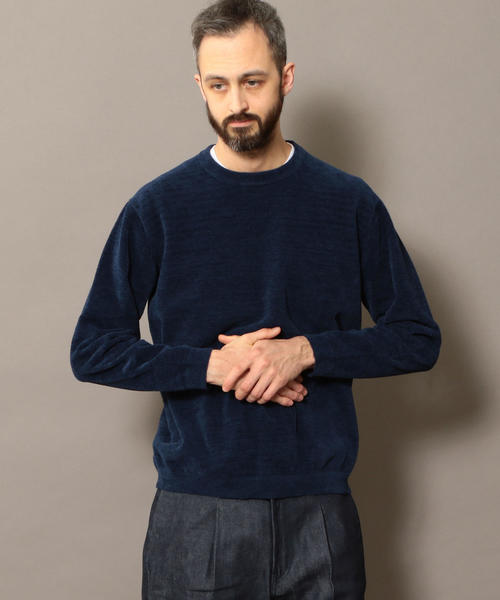 BEAUTY&YOUTH UNITED ARROWS（ビューティーアンドユースユナイテッドアローズ）の「BY フェザーヤーン ウォッシャブル ニット ◆（ニット/セーター・メンズ・ベージュ/ライム/ネイビー・X-LARGE/LARGE/SMALL/MEDIUM）」の19枚目の写真