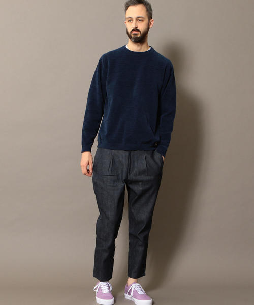 BEAUTY&YOUTH UNITED ARROWS（ビューティーアンドユースユナイテッドアローズ）の「BY フェザーヤーン ウォッシャブル ニット ◆（ニット/セーター・メンズ・ベージュ/ライム/ネイビー・X-LARGE/LARGE/SMALL/MEDIUM）」の11枚目の写真