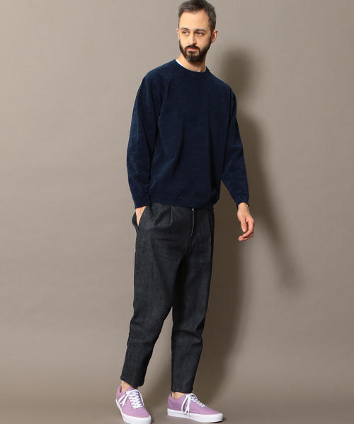 BEAUTY&YOUTH UNITED ARROWS（ビューティーアンドユースユナイテッドアローズ）の「BY フェザーヤーン ウォッシャブル ニット ◆（ニット/セーター・メンズ・ベージュ/ライム/ネイビー・X-LARGE/LARGE/SMALL/MEDIUM）」の12枚目の写真