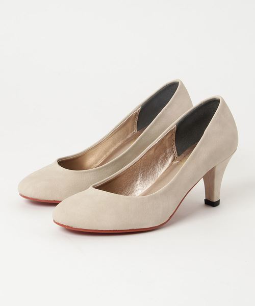 AmiAmi(アミアミ)の「大人美脚ラウンドパンプス(パンプス・レディース・ブラウン系その他/ピンク/ブラック/ブラック系その他/キャメル/ベージュ・M/S/L/LL)」の5枚目の写真