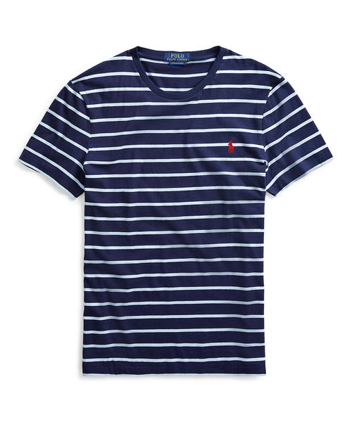 POLO RALPH LAUREN(ポロ ラルフ ローレン)の「カスタム スリム フィット コットン Tシャツ(Tシャツ/カットソー・メンズ・ホワイト系その他/レッド系その他/ネイビー系5/ブルー系その他・LARGE/MEDIUM/X-LARGE/X-SMALL/SMALL)」の1枚目の写真