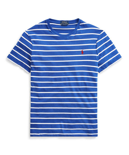 POLO RALPH LAUREN(ポロ ラルフ ローレン)の「カスタム スリム フィット コットン Tシャツ(Tシャツ/カットソー・メンズ・ホワイト系その他/レッド系その他/ネイビー系5/ブルー系その他・LARGE/MEDIUM/X-LARGE/X-SMALL/SMALL)」の3枚目の写真