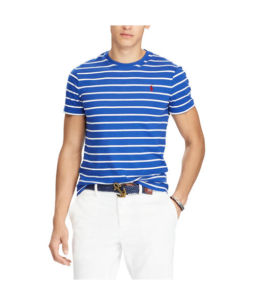 POLO RALPH LAUREN(ポロ ラルフ ローレン)の「カスタム スリム フィット コットン Tシャツ(Tシャツ/カットソー・メンズ・ホワイト系その他/レッド系その他/ネイビー系5/ブルー系その他・LARGE/MEDIUM/X-LARGE/X-SMALL/SMALL)」の9枚目の写真