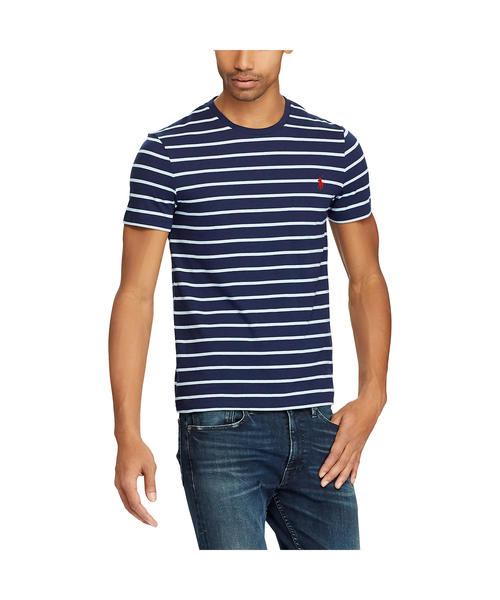 POLO RALPH LAUREN(ポロ ラルフ ローレン)の「カスタム スリム フィット コットン Tシャツ(Tシャツ/カットソー・メンズ・ホワイト系その他/レッド系その他/ネイビー系5/ブルー系その他・LARGE/MEDIUM/X-LARGE/X-SMALL/SMALL)」の12枚目の写真