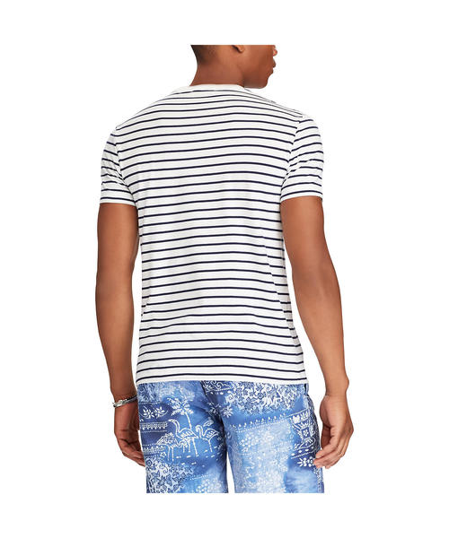 POLO RALPH LAUREN(ポロ ラルフ ローレン)の「カスタム スリム フィット コットン Tシャツ(Tシャツ/カットソー・メンズ・ホワイト系その他/レッド系その他/ネイビー系5/ブルー系その他・LARGE/MEDIUM/X-LARGE/X-SMALL/SMALL)」の7枚目の写真