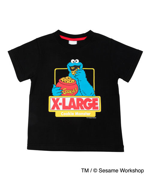 XLARGE KIDS（エクストララージキッズ）の「S/S TEE  “Cookie  Monster ”（Tシャツ/カットソー・キッズ・ホワイト/ブラック/レッド・2T/4T/5T/6T/7T）」の6枚目の写真