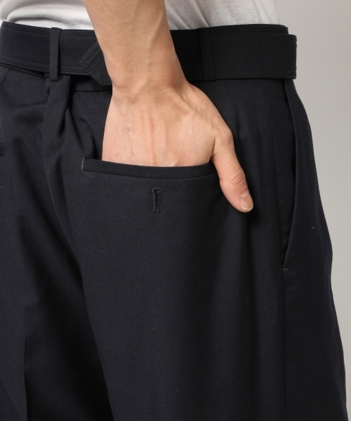 GLOBAL WORK（グローバルワーク）の「ベルトツキTRワイドパンツ/779141（その他パンツ・メンズ・ネイビー/グレー/ブラック・LARGE/MEDIUM/SMALL）」の12枚目の写真