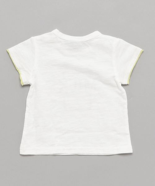 RAGMART（ラグマート）の「スラブ天竺半袖プリントＴシャツ（Tシャツ/カットソー・キッズ・ネイビー/オフホワイト/オレンジ/グリーン・95cm/90cm/80ｃｍ）」の5枚目の写真