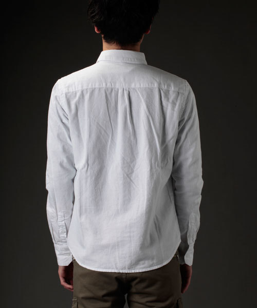 NANO universe（ナノユニバース）の「nano・universe/ Oxford shirts（シャツ/ブラウス・メンズ・ホワイト・SMALL/MEDIUM/LARGE）」の3枚目の写真