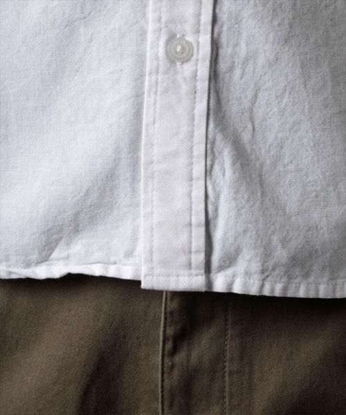 NANO universe（ナノユニバース）の「nano・universe/ Oxford shirts（シャツ/ブラウス・メンズ・ホワイト・SMALL/MEDIUM/LARGE）」の5枚目の写真
