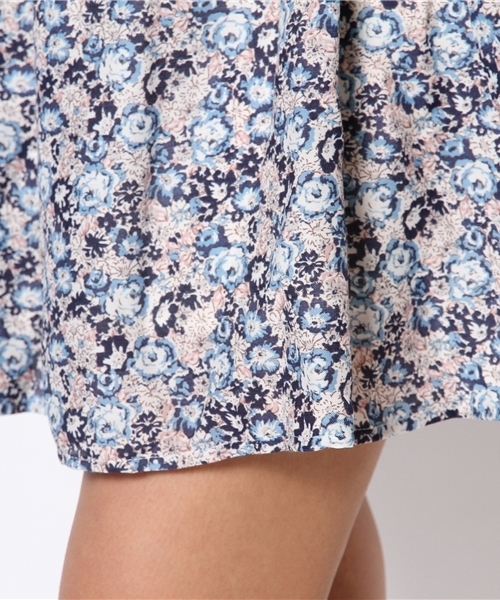 one after another NICE CLAUP（ワンアフターアナザーナイスクラップ）の「お花ワンピース（ワンピース・レディース・ピンク/ネイビー/イエロー・FREE）」の14枚目の写真